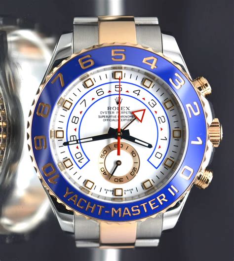 rolex yachtmaster 2 two tone price|rolex yacht master 2 size.